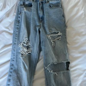 Light wash jeans